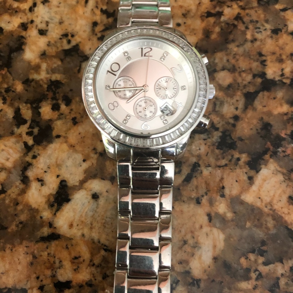 Silpada watch- stainless steel.